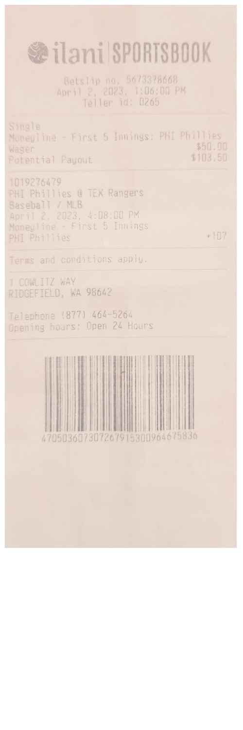 Sportsbook receipt2