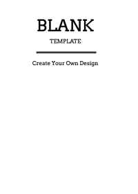 Blank Templates