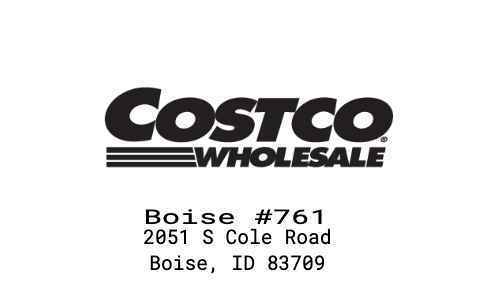 Costco 2 receipt template image