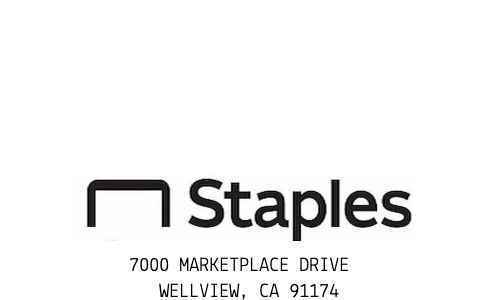 Staples receipt template 2